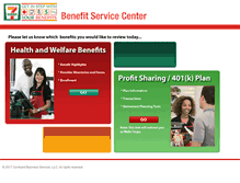 Tablet Screenshot of 711.benefitcenter.com